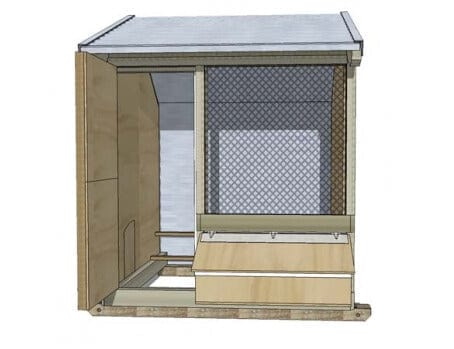 1 Bay Chicken Coop - Image 13