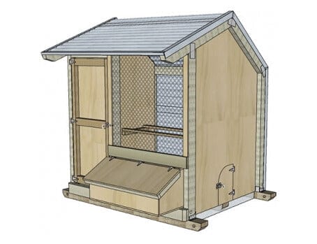 1 Bay Chicken Coop - Image 14