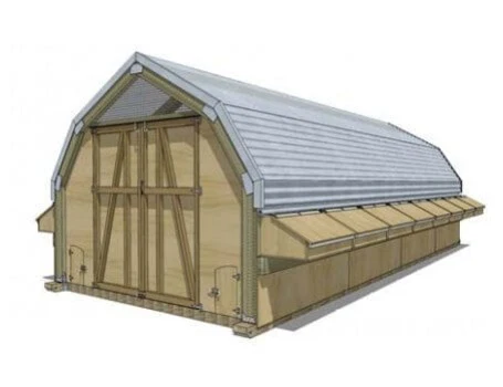 16 Bay Chicken Coop - Image 4