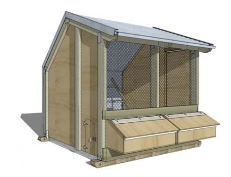 2 Bay Chicken Coop - Image 14