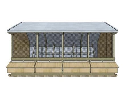 4 Bay Chicken Coop - Image 11