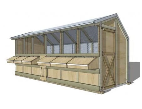 6 Bay Chicken Coop - Image 3