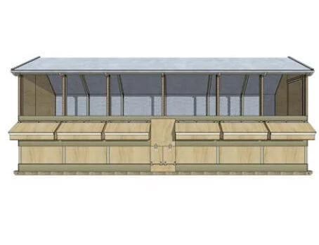 6 Bay Chicken Coop - Image 4