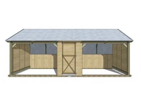Horse Shelter with centre tackroom - Image 5