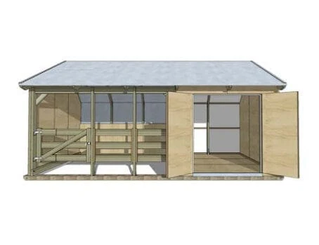 Horse Shelter with Double tack shed - Image 6