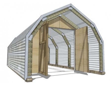 Hot House Garden Shed Large - Image 3