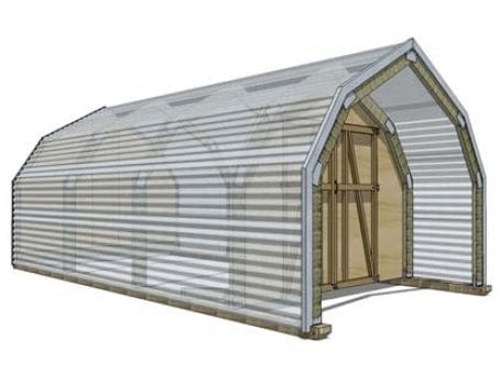 Hot House Garden Shed Large - Image 5