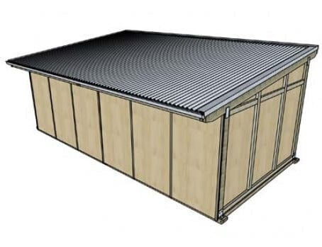 Hunter Shelter with tack shed - Image 4