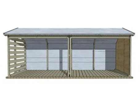 Large Firewood Shed 5.8m - Image 10