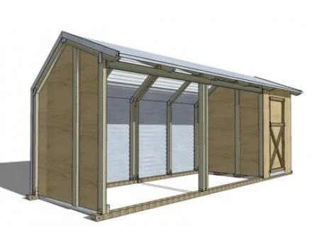 Livestock Shelter with Shed - Image 4
