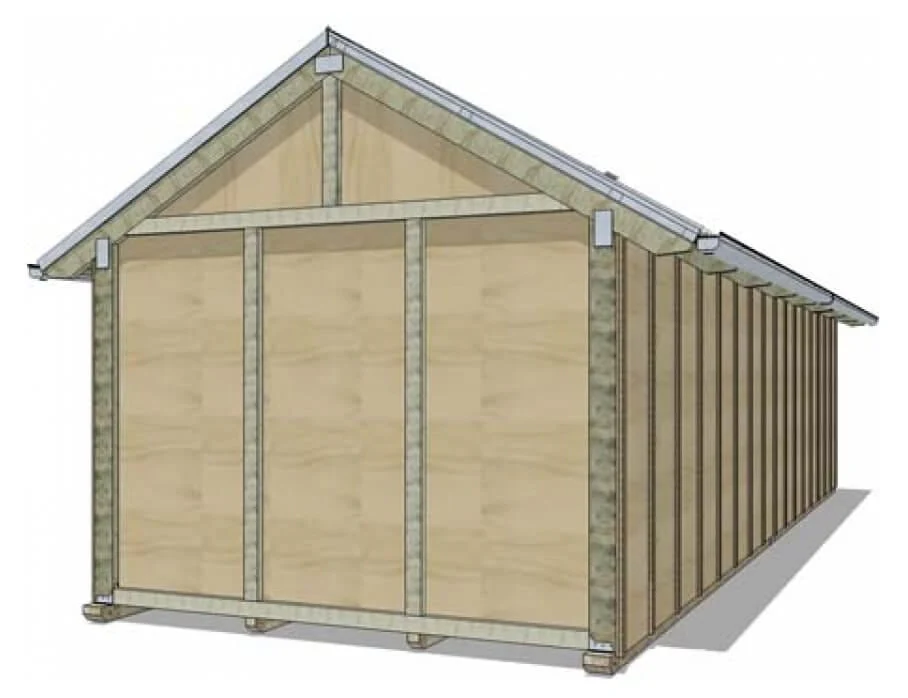 Settler 2 Bay Stable with tack shed - Image 8