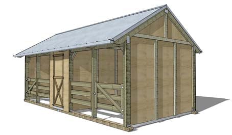 Settler Stable with Centre Tackshed - Image 3