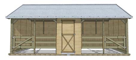 Settler Stable with Centre Tackshed - Image 4