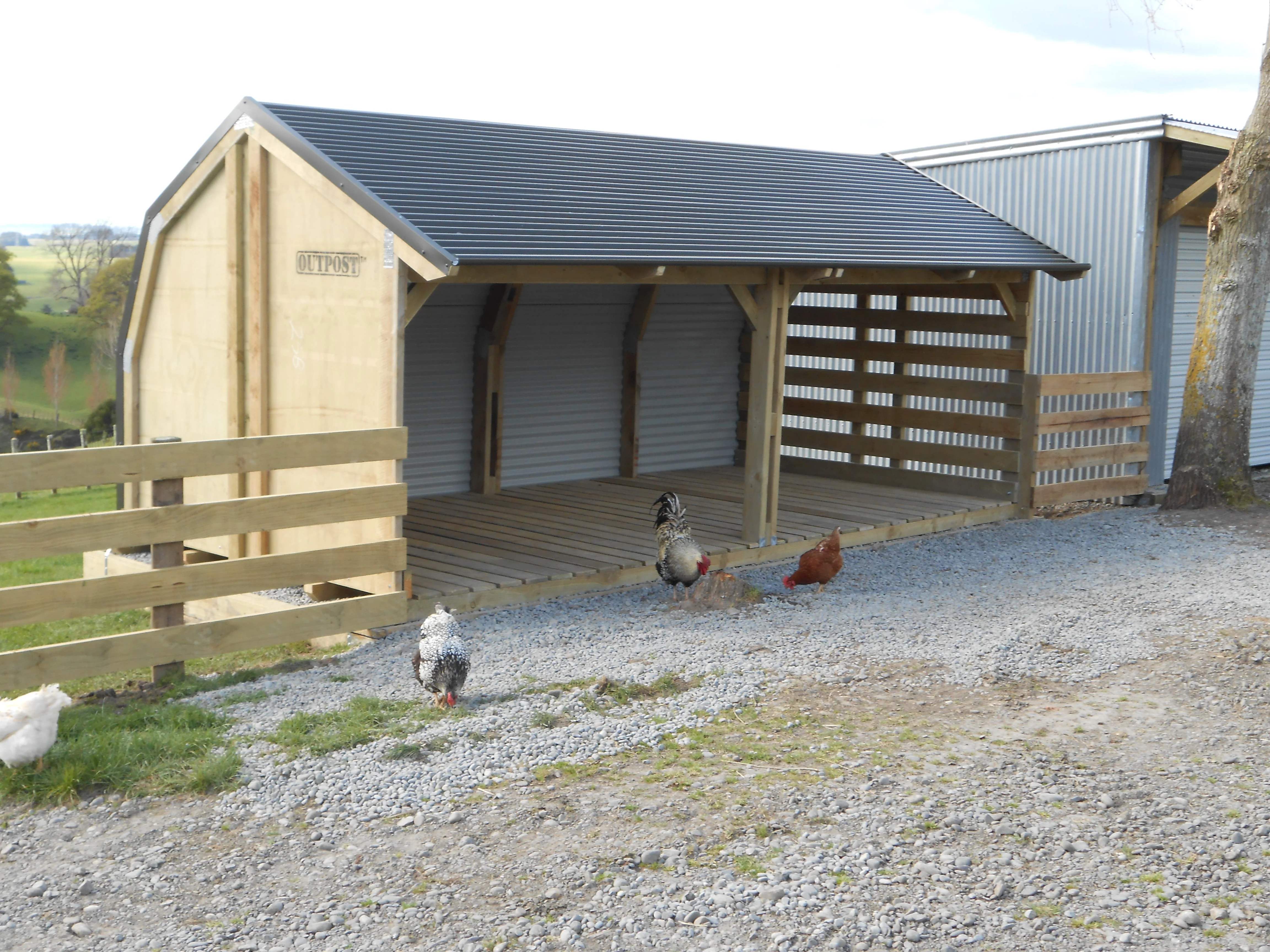 Upland Large Firewood Shed - Image 3