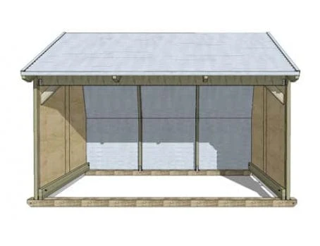 Upland Side Open Shelter 3.6m - Image 4