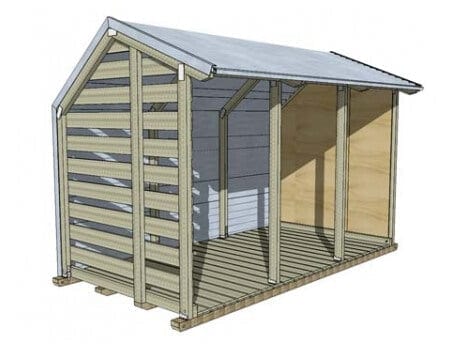 Firewood Shed 3.6m - Image 5