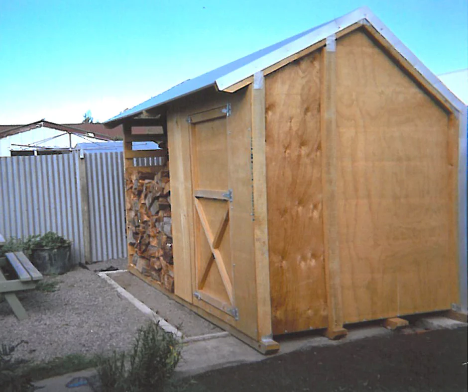 Firewood & Tool Shed Combo Small - Image 3